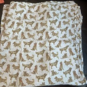 Golden Retriever Muslin blanket